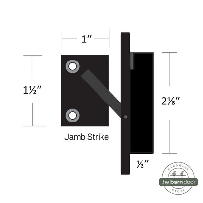 Barn Door Stainless Steel Privacy Latch