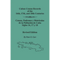 Cuban Census Records of the 16th, 17th, and 18th Centuries. Revised Edition (REV) - Paperback