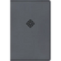 CSB Large Print Thinline Bible, Value Edition, Charcoal Leathertouch - Imitation Leather