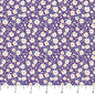 Purple Daisies Pocket Posies Cotton 44"/45" Fabric Per Yard