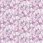 Purple Floral Daphne 44"/45" Cotton Fabric Per Yard