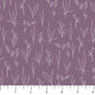 Purple Line Floral Flourish Cotton 44"/45" Fabric Per Yard