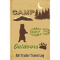 Camp Outdoors RV Trailer Travel Log - Paperback