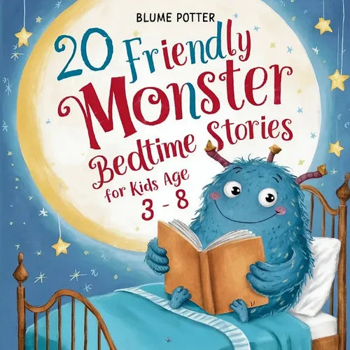 20 Friendly Monster Bedtime Stories - Paperback