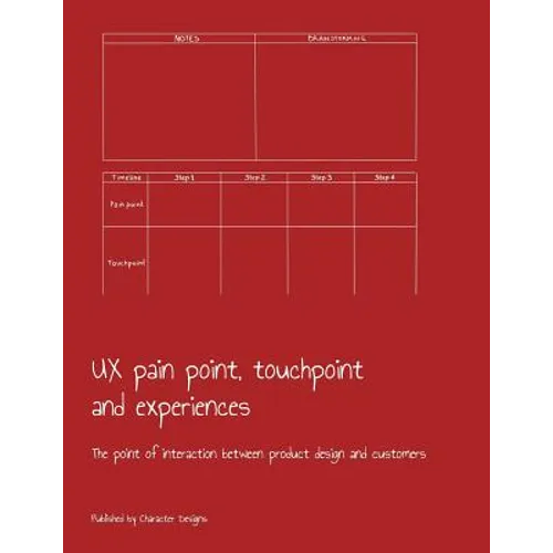 UX pain point, touchpoint and experiences: The point of interaction between product design and customers - Paperback