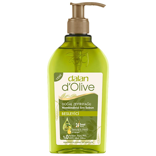 Dalan D'Olive: Natural Olive Oil Liquid Hand Soap - Moisturizing, Nourishing, Gentle, and Perfect for Dry Skin (13.53 fl oz)