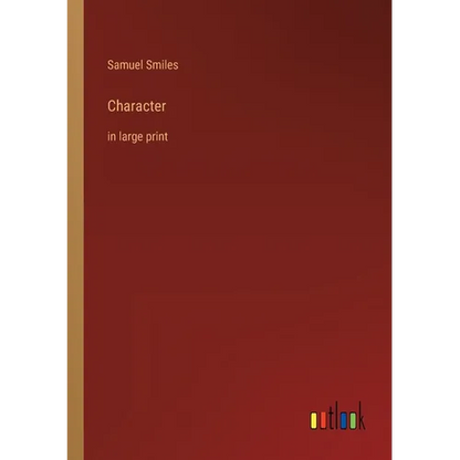 Character: in large print - Paperback