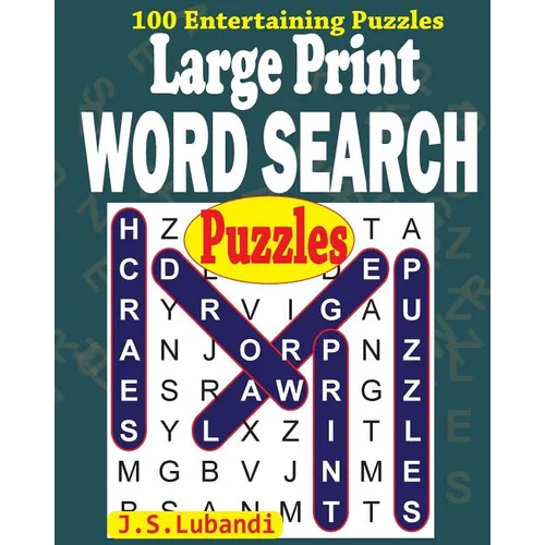 Large Print WORD SEARCH Puzzles - Paperback