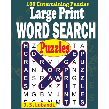 Large Print WORD SEARCH Puzzles - Paperback