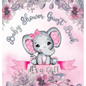 It's a Girl! Baby Shower Guest Book: A Joyful Event with Elephant & Pink Theme, Personalized Wishes, Parenting Advice, Sign-In, Gift Log, Keepsake Pho - Hardcover