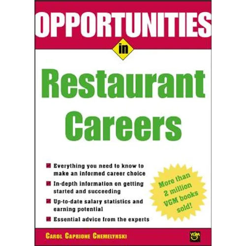 Opportunities in Restaurant Careers - Paperback