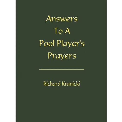 Answers to a Pool Player's Prayers - Paperback