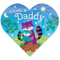 Heart-Shaped BB - I Love Daddy - Board Book