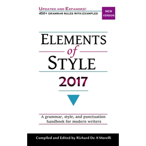 Elements of Style 2017 - Hardcover