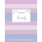 Adult Coloring Journal: Anxiety (Mandala Illustrations, Pastel Stripes) - Paperback