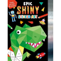 Epic Shiny Sticker Art: Create and Color 12 Mosaics! - Paperback