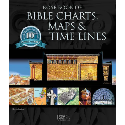 Rose Book of Bible Charts, Maps and Time Lines - Spiral