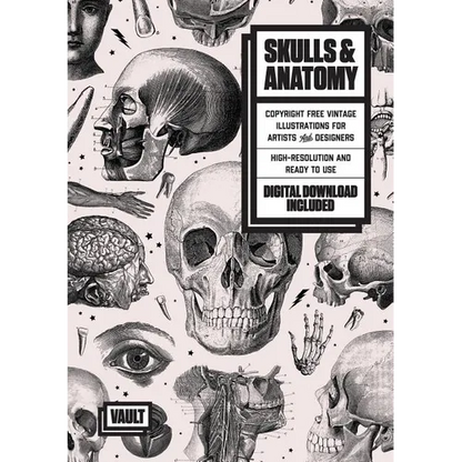 Skulls & Anatomy: Copyright Free Vintage Illustrations for Artists & Designers - Paperback