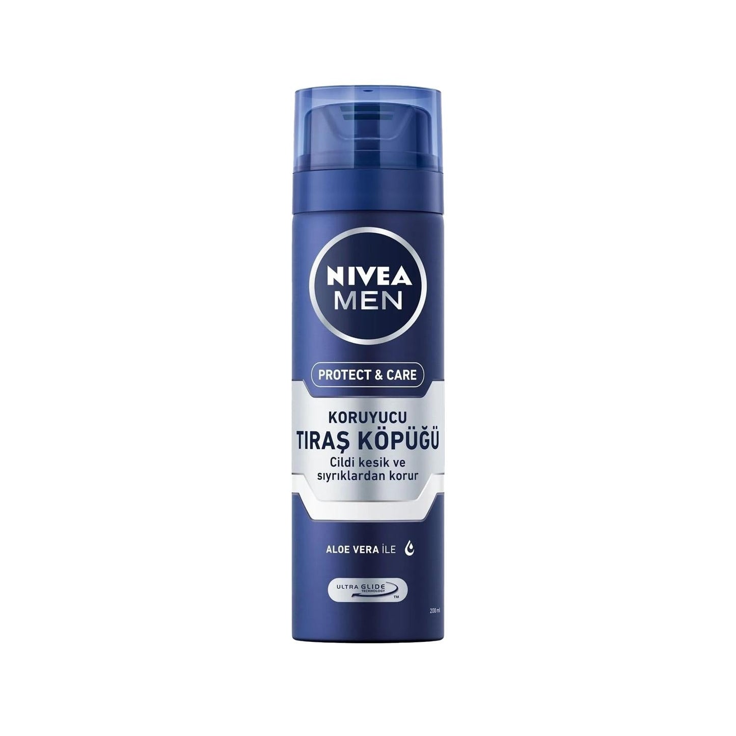 Nivea Men Shaving Foam 200ml - Sensitive Skin Friendly, 6.76 fl oz