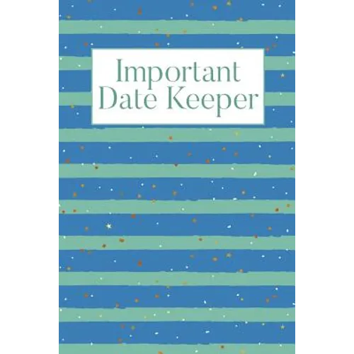 Important Date Keeper: Stripes - Paperback
