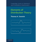 Elements of Distribution Theory - Paperback