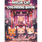Kawaii Anime Ninja Cat Coloring Book: Anime Style Adorable Ninja Cat Coloring Book for Everyone - Paperback