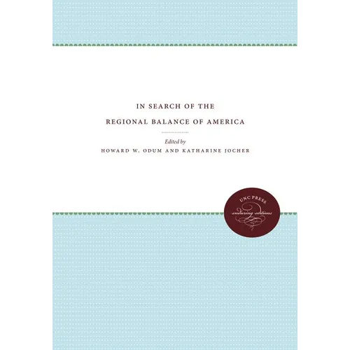 In Search of the Regional Balance of America - Paperback