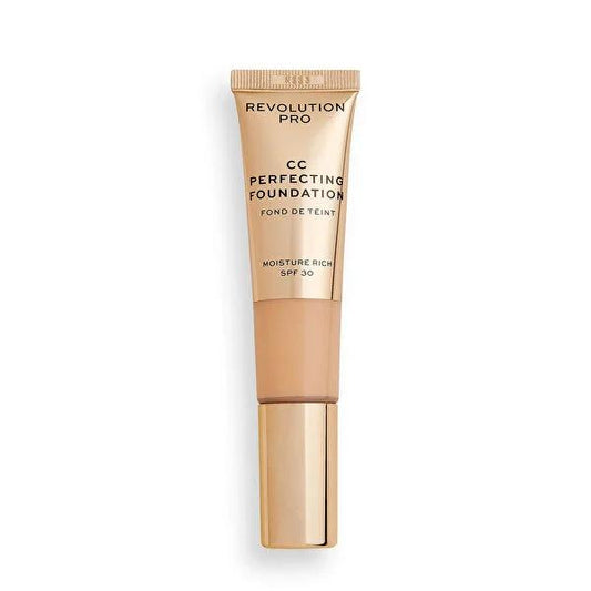 Revolution Pro CC Cream Foundation SPF 30 - Anti-aging Makeup with Hyaluronic Acid & Collagen for Dry Skin