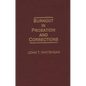 Burnout in Probation and Corrections - Hardcover