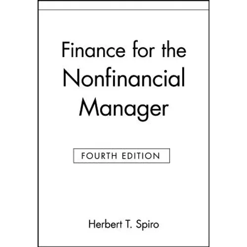 Finance for the Nonfinancial Manager - Paperback