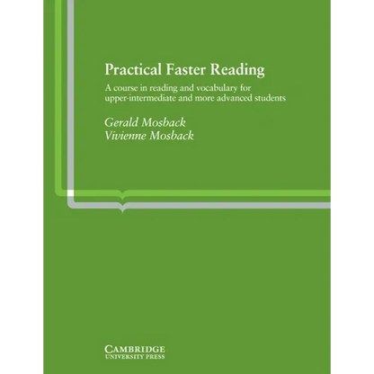 Practical Faster Reading: An Intermediate/Advanced Course in Reading and Vocabulary - Paperback
