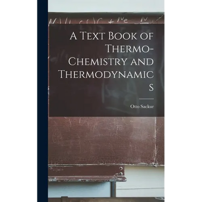 A Text Book of Thermo-Chemistry and Thermodynamics - Hardcover