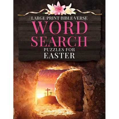 Large Print Bible Verse Word Search Puzzles for Easter: Learn Scripture, Celebrate Easter, Fun Word Finds for All Ages - Paperback