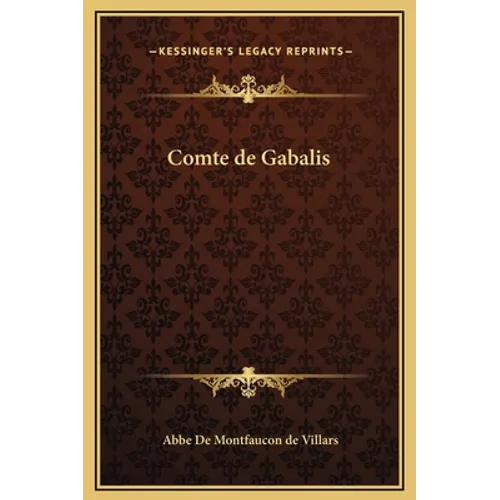 Comte de Gabalis - Hardcover