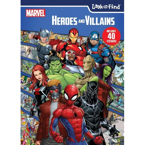 Marvel: Heroes and Villains Look and Find - Paperback