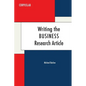 Writing the Business Research Article - Paperback