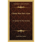 Christ Was Not a Jew: An Epistle to the Gentiles - Hardcover