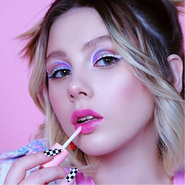 Soda Glitter Lipgloss - Long Lasting Peach Queen Shiny Lip Gloss for Glamorous Lips