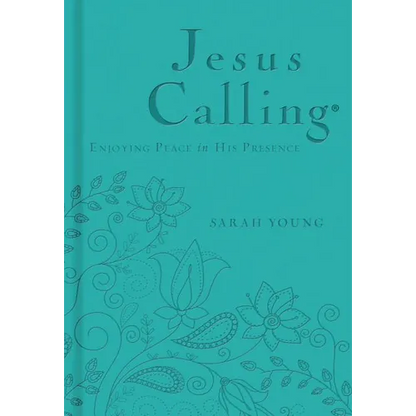 Jesus Calling, Teal Leathersoft, with Scripture References: Enjoying Peace in His Presence (a 365-Day Devotional) - Imitation Leather
