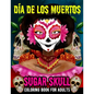 Sugar Skull Coloring Book for Adults Dia de Los Muertos: Day of the Dead Skull Art 50 Designs for Anti-Stress and Relaxation Gifts for Women - Fun Sku - Paperback