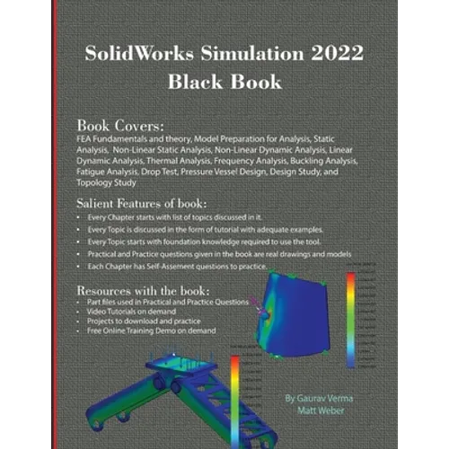 SolidWorks Simulation 2022 Black Book - Paperback