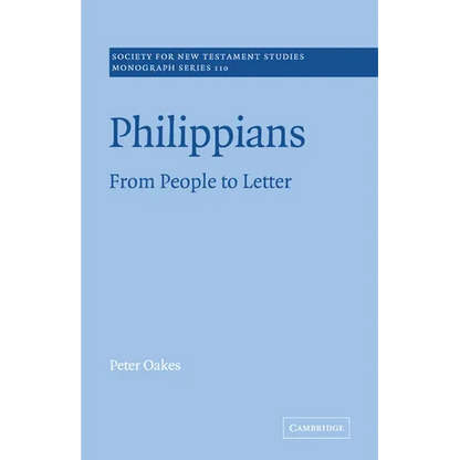Philippians: From People to Letter - Paperback