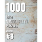1000 Easy Number Fill In Puzzles Volume #8 - Paperback