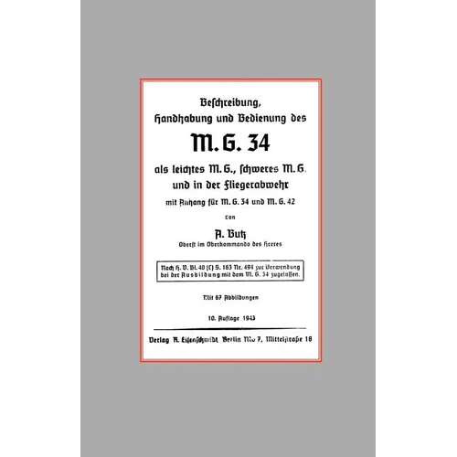 M.G.34 - Paperback