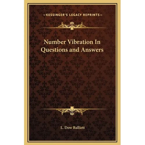 Number Vibration in Questions and Answers - Hardcover