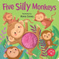 Squeak Me!: Five Silly Monkeys: Squeaky Plush Board Book - Board Book