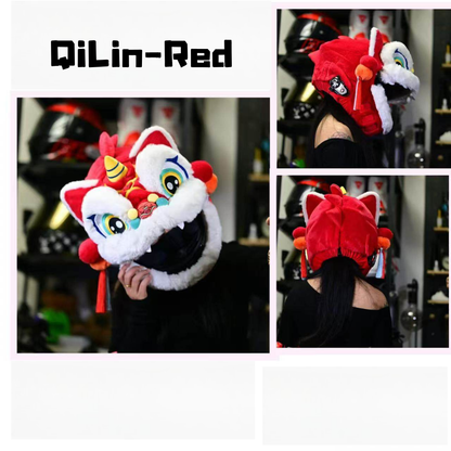 Handcrafted Traditional Chinese Embroidery Motorcycle Helmet Cover
