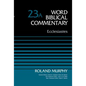 Ecclesiastes, Volume 23A - Hardcover