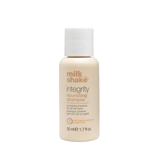 milk_shake Integrity Sulfate-Free Nourishing Shampoo for All Hair Types - Gentle, Moisturizing, Travel-Sized 50ml