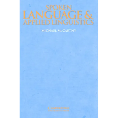 Spoken Language and Applied Linguistics - Paperback